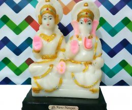 Marble Lakshmi Ganesha